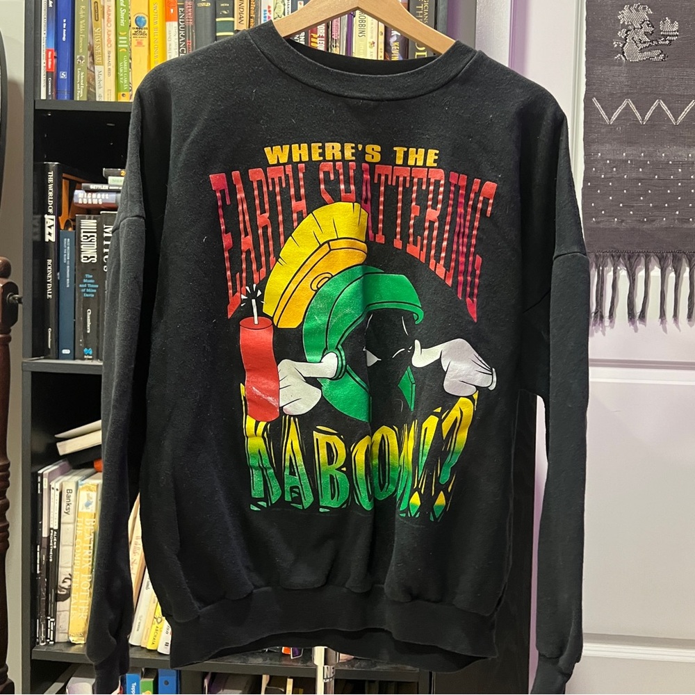 vintage marvin the martian crewneck sweatshirt